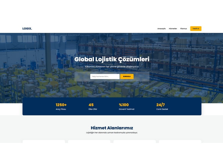 Lojistik Hizmet Sitesi